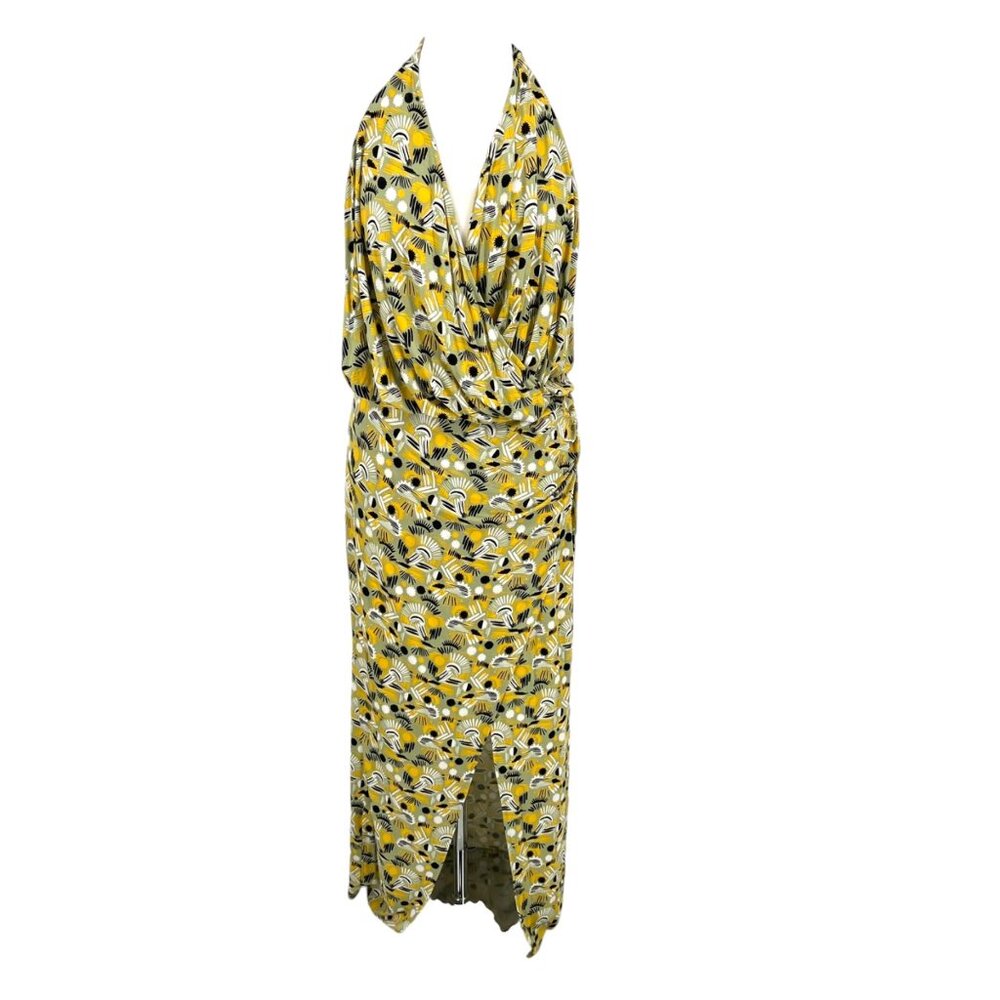 Free People Daria Floral Halter Holiday Maxi Dress Size Large NWOT
